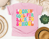 Lookin Cool For Back To School in Blossom Comfort Colors 1717 tee