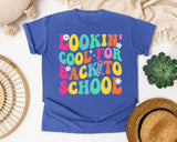 Lookin Cool For Back To School in Flo Blue Comfort Colors 1717 tee
