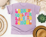 Lookin Cool For Back To School in Orchid Comfort Colors 1717 tee
