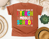 You Can't Scare Me I Teach Middle School in Yam Comfort Colors 1717 tee