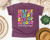 Happy First Day Of School School Psychologist in Berry Comfort Colors 1717 tee
