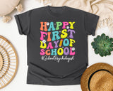 Happy First Day Of School School Psychologist in Pepper Comfort Colors 1717 tee