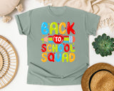 Back To School Squad in Bay Comfort Colors 1717 tee