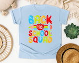 Back To School Squad in Chambray Comfort Colors 1717 tee