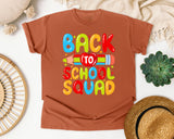 Back To School Squad in Yam Comfort Colors 1717 tee