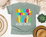 School Counselor Hands Full Heart in Bay Comfort Colors 1717 tee