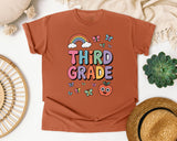 Third Grade Rainbow in Yam Comfort Colors 1717 tee