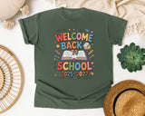 Welcome Back To School 2026-2027 in Moss Comfort Colors 1717 tee
