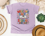 Welcome Back To School 2026-2027 in Orchid Comfort Colors 1717 tee