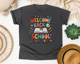 Welcome Back To School Book 2026-2027 in Pepper Comfort Colors 1717 tee