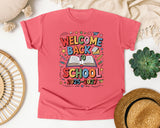 Welcome Back To School Book 2026-2027 in Watermelon Comfort Colors 1717 tee