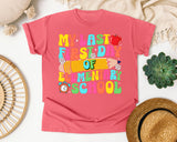 My Last First Day Of Elementary School in Watermelon Comfort Colors 1717 tee