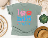 100 Days Brighter in Bay Comfort Colors 1717 tee
