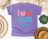 100 Days Brighter in Violet Comfort Colors 1717 tee