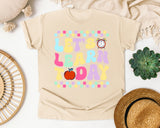 Let's Learn Today in Ivory Comfort Colors 1717 tee