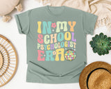 In My School Psychologist Era in Bay Comfort Colors 1717 tee