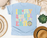 In My School Psychologist Era in Chambray Comfort Colors 1717 tee
