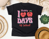Happy 100 Days Of School in Black Comfort Colors 1717 tee