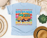 Bus Driver School Bus in Chambray Comfort Colors 1717 tee
