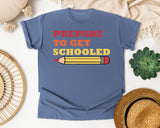 Prepare To Get Schooled in Blue Jean Comfort Colors 1717 tee