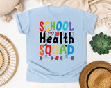 School Health Squad in Chambray Comfort Colors 1717 tee