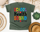 School Health Squad in Moss Comfort Colors 1717 tee