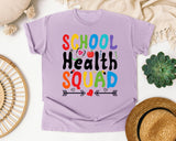 School Health Squad in Orchid Comfort Colors 1717 tee