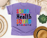 School Health Squad in Violet Comfort Colors 1717 tee