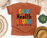 School Health Squad in Yam Comfort Colors 1717 tee
