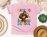 Back To School Bigfoot in Blossom Comfort Colors 1717 tee