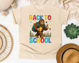 Back To School Bigfoot in Ivory Comfort Colors 1717 tee