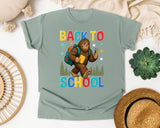 Back To School Bigfoot Bright in Bay Comfort Colors 1717 tee