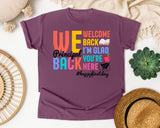 Welcome Back Principal in Berry Comfort Colors 1717 tee
