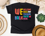 Welcome Back Principal in Black Comfort Colors 1717 tee