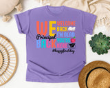 Welcome Back Principal in Violet Comfort Colors 1717 tee