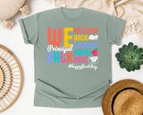 Welcome Back Principal Light Print in Bay Comfort Colors 1717 tee
