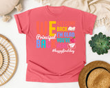 Welcome Back Principal Light Print in Watermelon Comfort Colors 1717 tee