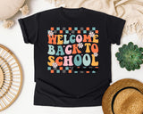 Welcome Back To School Nurse in Black Comfort Colors 1717 tee