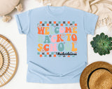 Welcome Back To School Nurse in Chambray Comfort Colors 1717 tee