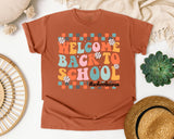 Welcome Back To School Nurse in Yam Comfort Colors 1717 tee