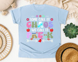 Some Call It Chaos We Call It Pre-K in Chambray Comfort Colors 1717 tee