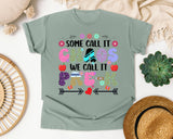 Some Call It Chaos We Call It Pre-K Bright in Bay Comfort Colors 1717 tee