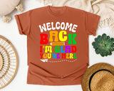 Welcome Back I'm Glad You're Here in Yam Comfort Colors 1717 tee