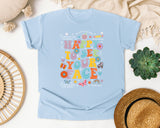 Happy To See Your Face in Chambray Comfort Colors 1717 tee