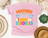 Prepare To Get Schooled Pencil in Blossom Comfort Colors 1717 tee