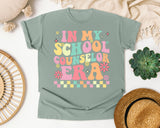 In My School Counselor Era in Bay Comfort Colors 1717 tee