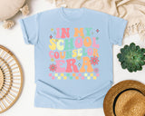 In My School Counselor Era in Chambray Comfort Colors 1717 tee