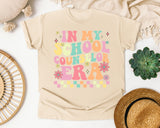 In My School Counselor Era in Ivory Comfort Colors 1717 tee