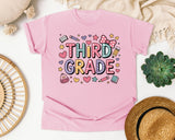 Third Grade Doodle in Blossom Comfort Colors 1717 tee