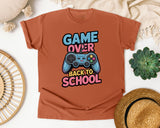 Game Over Back To School Controller in Yam Comfort Colors 1717 tee